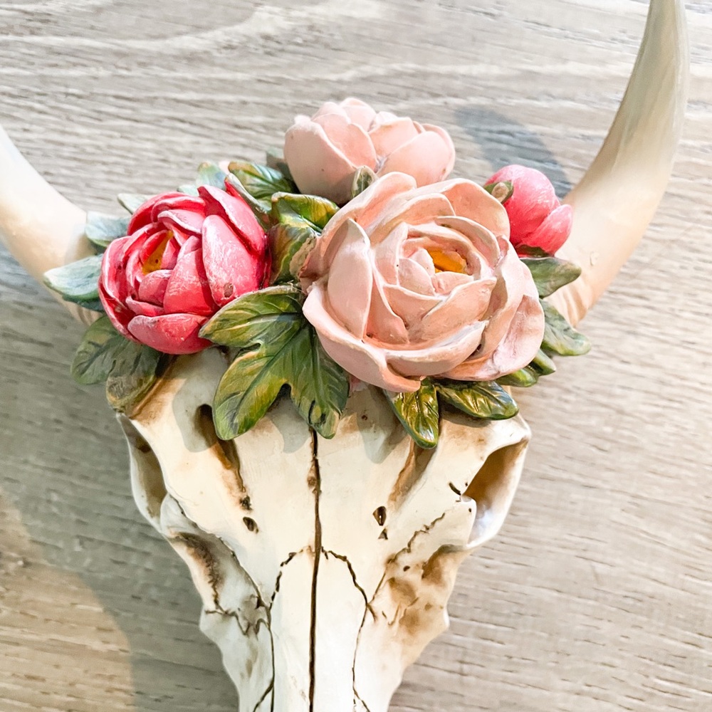 Flower Skull Head